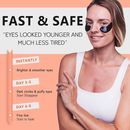 Pure Sol. Hidrogel Colágeno Máscara De Ojos Con Ácido Hialur