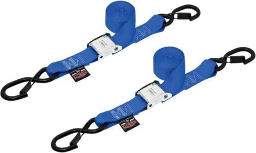 Tie Down Straps Tirante Azul Con Tribilin Y Gancho Seguridad