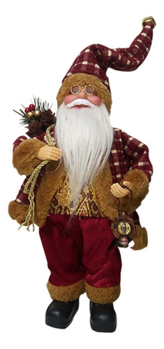 Figura Decorativa Navideña Multicolor De Papá Noel (rg) Fit