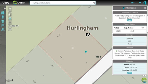 Imagen 9 de 9 de Lote En Complejo Industrial Hurlingham. C. Buen Ayre Km 17