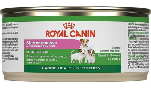 Royal Canin Starter Mousse 24 Latas 145gr Cachorros