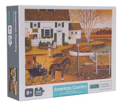 Puzzle 500 Piezas American Country Original Ditoys