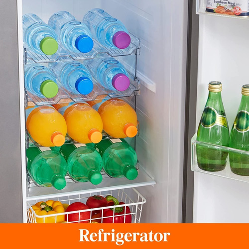 Organizador Botellas Refrigerador Cocina Almacenamiento     