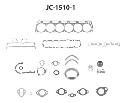 Juego Completo Ford Maverick 1970-1972 2.8 Tf Victor