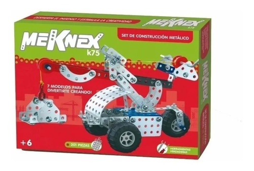 Meknex K75  Set De Construccion Metalico 201 Piezas 