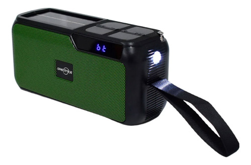 Radio Parlante Portátil Bluetooth Gts-1419 Con Carga Solar 