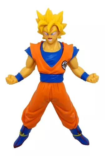 Boneco Dragon Ball Z Goku Super Sayajin 20cm Cabelo Loiro, Produto  Masculino Chocoolate Nunca Usado 72544533