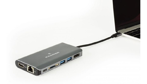 Adaptador Multipuerto Kramer Usb-c Hub Kdock-3 Hdmi Dp Usb
