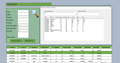 Sistema De Compras Y Ventas; Clientes Productos Facturación