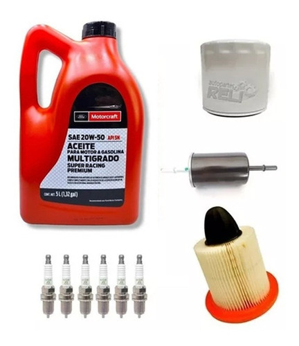 Kit Afinacion Ford Windstar 3.8 V6 Aceite 20w50 Motorcraft 