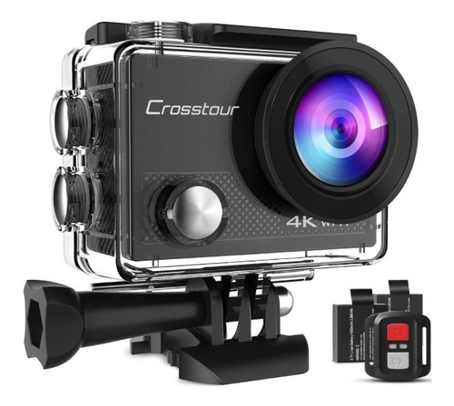 Crosstour Action Camera 4k 20mp - Combo De Correas Y Accs!!!