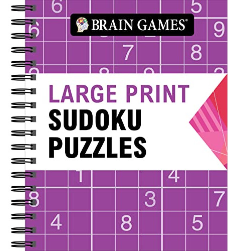 Book : Brain Games - Large Print Sudoku Puzzles (arrow) -..