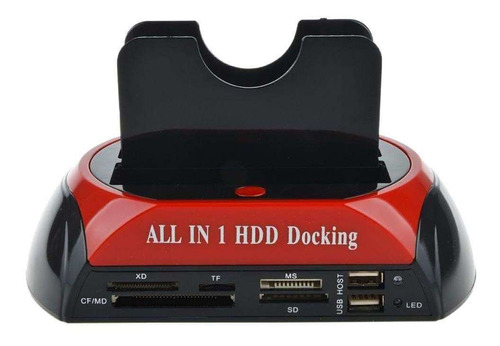 Hdd Docking Base Ide Dual Usb 2.0 Clone Lector De