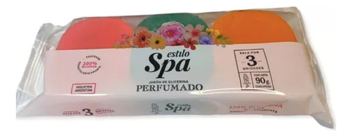 Jabon Tocador Con Glicerina Humectante 120g Estilo Spa X12