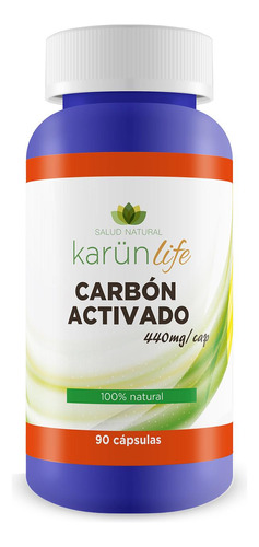 Carbón Activado 90 Cápsulas 440 Mg