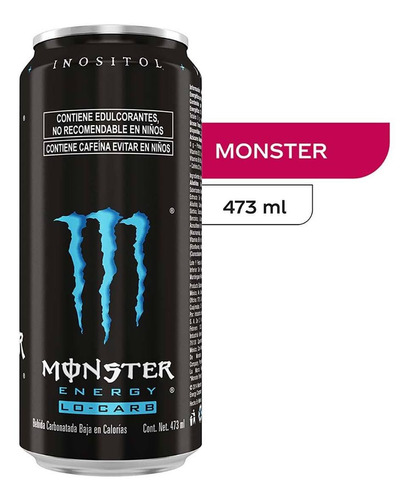 Bebida Energizante Monster Azul 473 Ml