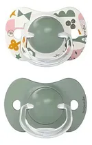 Comprar X2 Chupetes 18 Meses Fisiológicos Suavinex, Mvd Kids Color Verde Park Período De Edad +18 Meses