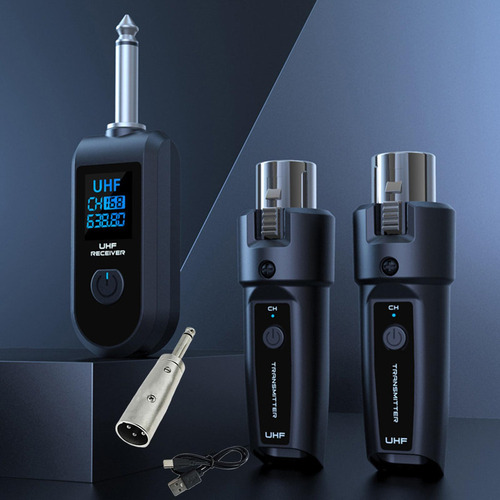 Cx De Micrófono Transmisor Y Receptor De Audio 1 Con 2