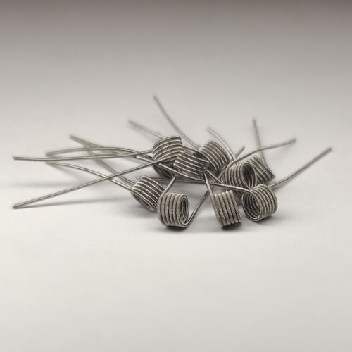 10pz Mtl Clapton 1.1ohm Resistencias Coil Acero Ss316