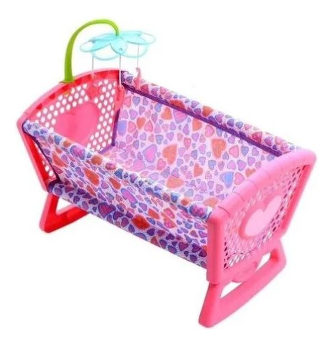 Cuna Mecedora Para Muñecas Prinsel Con Móvil Resistente