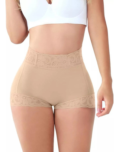 Set 1 Panty Faja Moldeado Calzon Levanta Gluteos Boxer Mujer