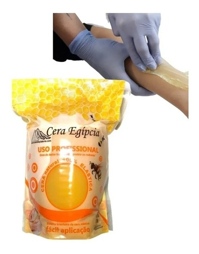 Imagem 3 de 10 de Cera Elástica Mel Depilação Cera Quente - 500g Depilatória
