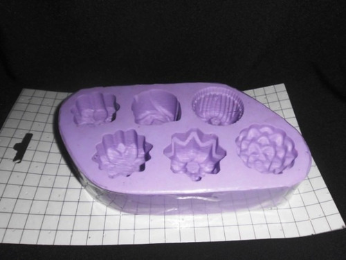 Molde Forma Silicone Flan Medio 6cav. Ib-1408 / S-464