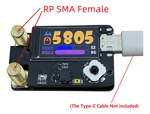 Módulo Receptor De Antena Dual Esp32 Rx5808 5.8g Para Skyz