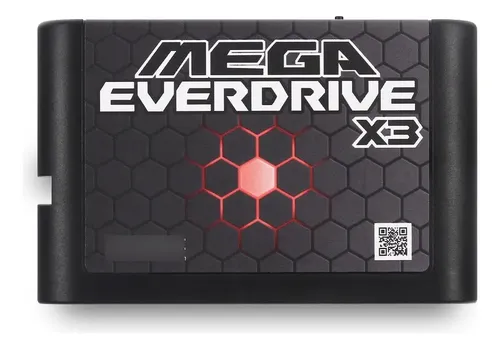 Flashcard Mega Everdrive X3 Mega Drive Krikzz Original Novo