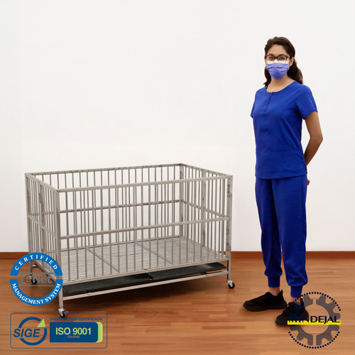 Jaula Corral Plegable De Acero Inoxidable Tym