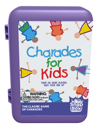 Pressman Charades For Kids Snap Box: El Juego Familiar Que N