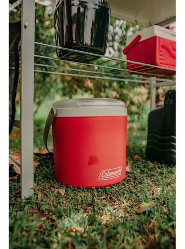 Imagem 8 de 11 de Cooler Térmico Vermelho 9qt 8,5 Litros Coleman Party Circle