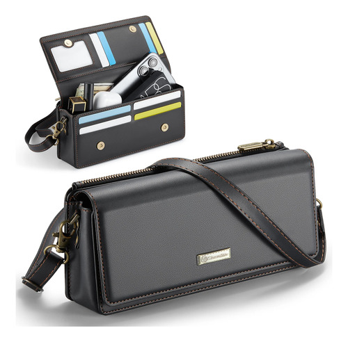 Bolsa Universal Para Teléfono Móvil Multifuncional Con Cierre Y Cierre, Cartera De Viaje De Gran Capacidad Y Smartphone