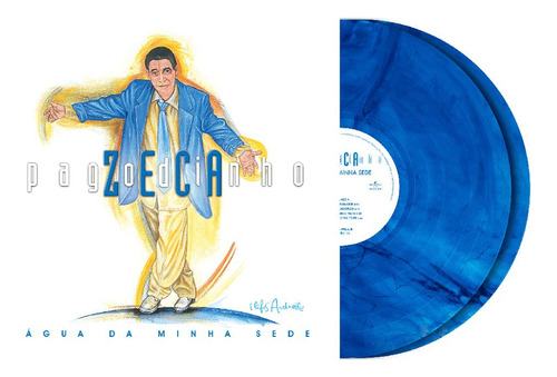 Vinil Zeca Pagodinho - Água Da Minha Sede 2lp Azul Bic Esfu