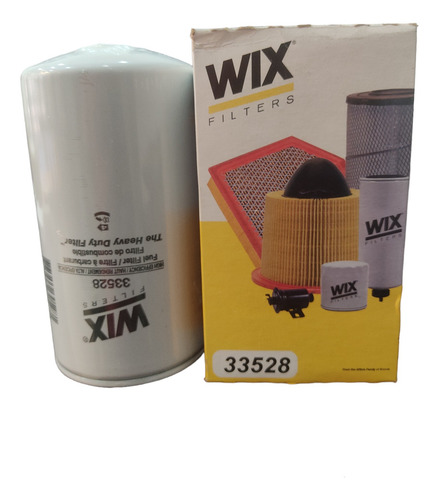 Imagen 2 de 3 de Filtro Combustible Wix 33528 Motores Caterpillar (2micrones)