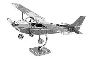 Metal Earth Cessna 172 Airplane 3d Metal Model Kit