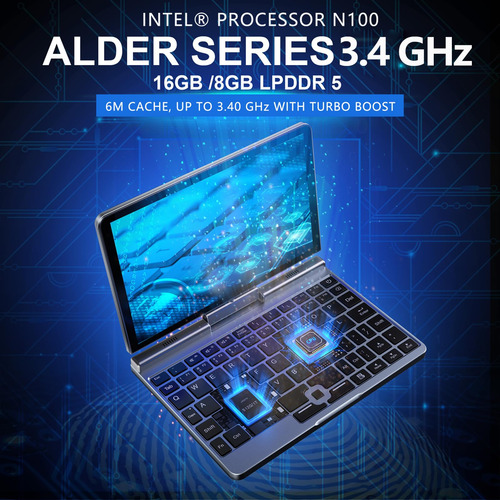 2 In 1 Portable Laptop Kooforway Mini Laptop 8 Inch Windows