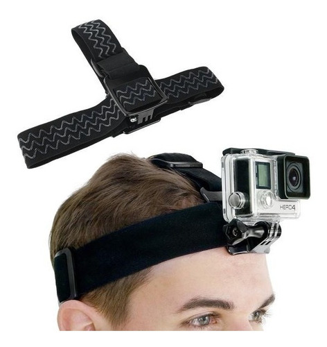 Imagen 5 de 9 de Kit Maletin 14 Accesorios Hombrera Pechera Vincha Para Gopro