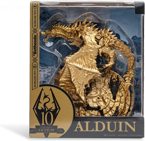 Mcfarlane: The Elder Scrolls V Alduin Gold Nuevo En Stock