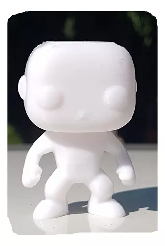 Crea un funko pop personalizado listo para imprimir en 3d