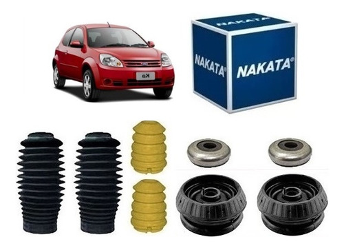 Kit Coxim Batente Dianteiro Ford Ka 09 2010 2011 2012 2013