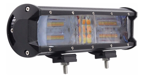 Barra Led 4d Ámbar Blanco 216w Cob Cree - Envío Gratis