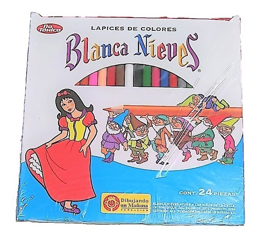 Colores Blanca Nieves 24 Colores Redondos