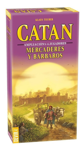 Catan Ampliación 5-6 Mercaderes Y Bárbaros Original