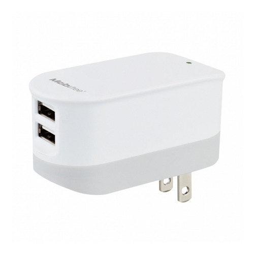 Cargador De Pared Mobifree Mb-923361 2x Usb 2.0 Blanco /e