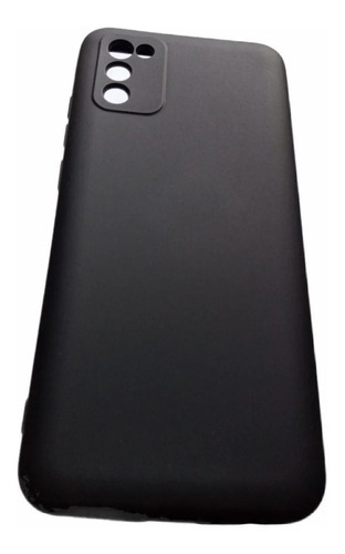 Funda Ccs Velvety Case para Samsung Galaxy A02s, color negro