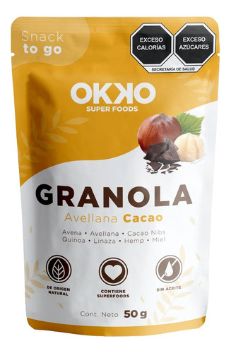 Ok Ko Granola Avellana Cacao 50g