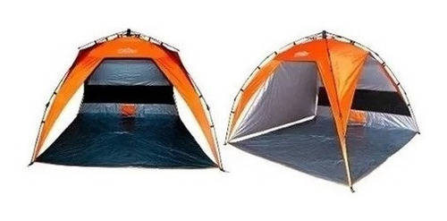 Toldo Playero Plegable Semi-automático Uv Ecology