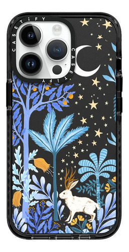 Case iPhone 15 Pro Mythical Moon Negro Transparente