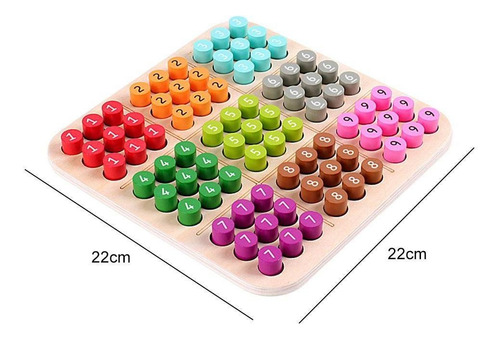 Juego De Mesa De Rompecabezas De Madera Sudoku, Minijuego De